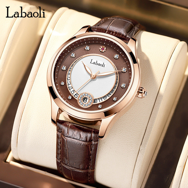 LABAOLI นาฬิกาสุภาพสตรีกันน้ํานาฬิกากลไกอัตโนมัติ Hollow | Shopee Thailand