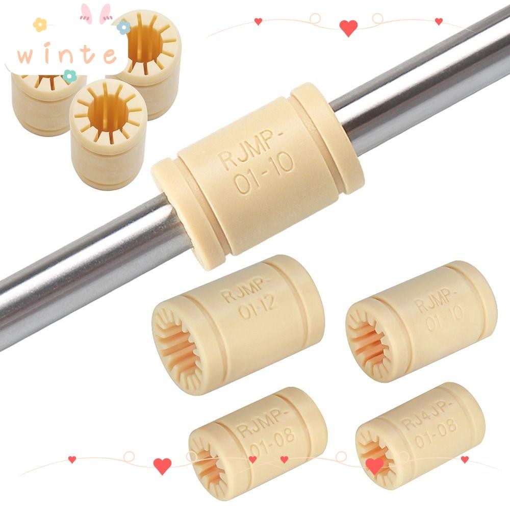 Inte 1PC Linear Bearing, RJMP-01 RJ4JP-01 RJMP-01-10 Solid Bearing ...