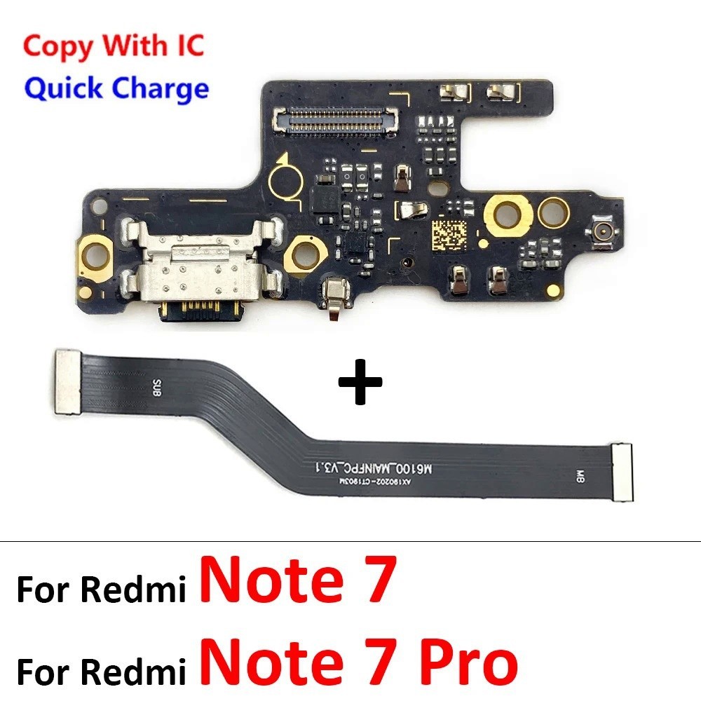 แพรตูดชาร์จ (Charging Port Flex ) Xiaomi Redmi Note 7, 8, 8T, 9, 9s, 10 ...