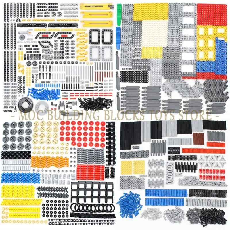 High-Tech Building Blocks Bricks Technical Parts Pin Beam Liftarm Axle ...