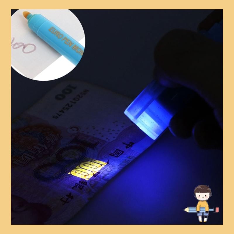 Stat Counter-Fet Bill Detector ปากกา UV Light ตรวจจับเครื่องหมายปลอม ...