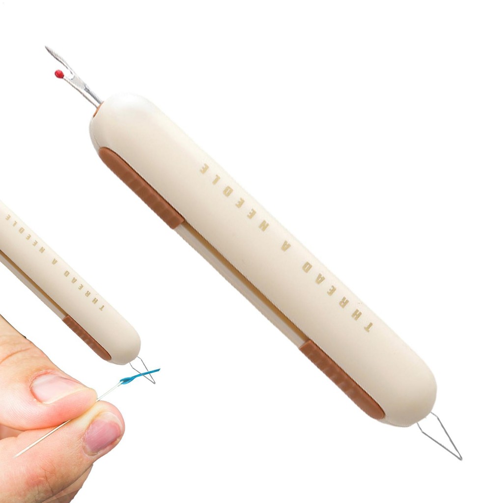 Thread Seam Ripper 2-in-1 Manual Threader Stitching Remover Double End ...