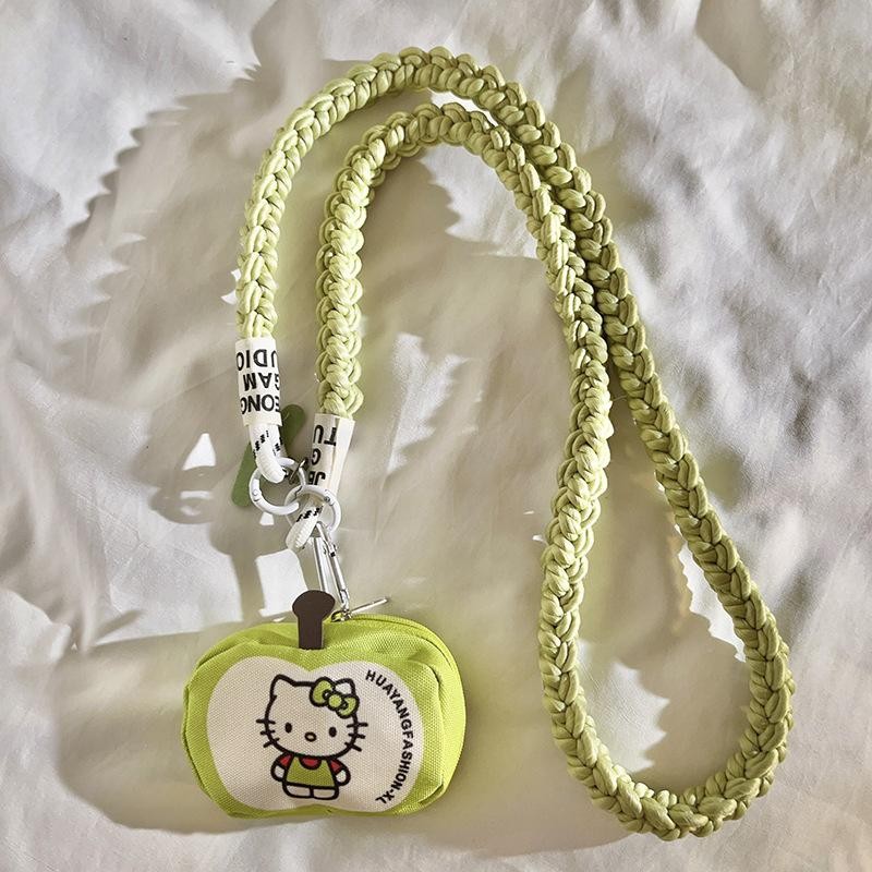 SETH Hello Kitty การ์ตูน กระเป๋าเหรียญจี้ Crossbody สำหรับโทรศัพท์ ...