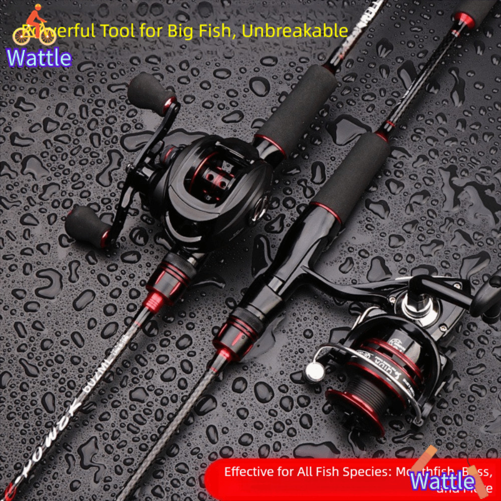 WATTLE Carbon Spinning Rod สำหรับการแคสติ้งพลังงาน มีความยาว 1.68ม. และ ...