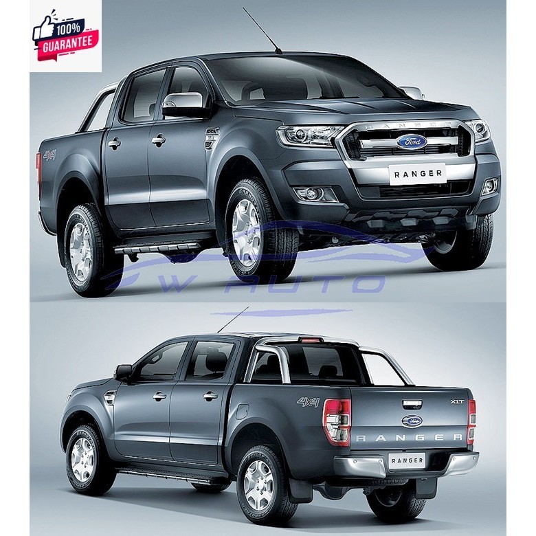 Poignée Intérieure Porte Voiture Pour Ford Ranger 2012-2021 Et Everest 2015-2021 - Gris Argenté - Côté Gauche AB3921971