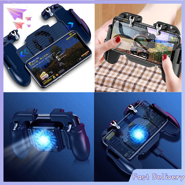 COD สําหรับ PUBG Mobile iOS Android Controller เกมแพดพร้อมพัดลมระบาย ...