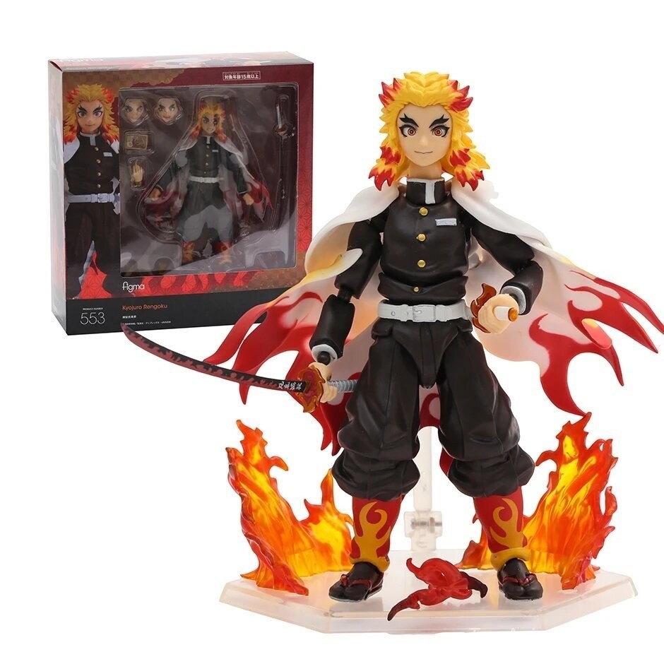 Figma 553 Kyojuro Rengoku – Demon Slayer, Max Factory, Figurine Neuve