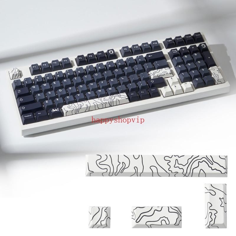 Hsv 4-Key Keycaps Entre 6 25u Spacebar Keycap เปลี่ยน OEM ความสูง PBT ...