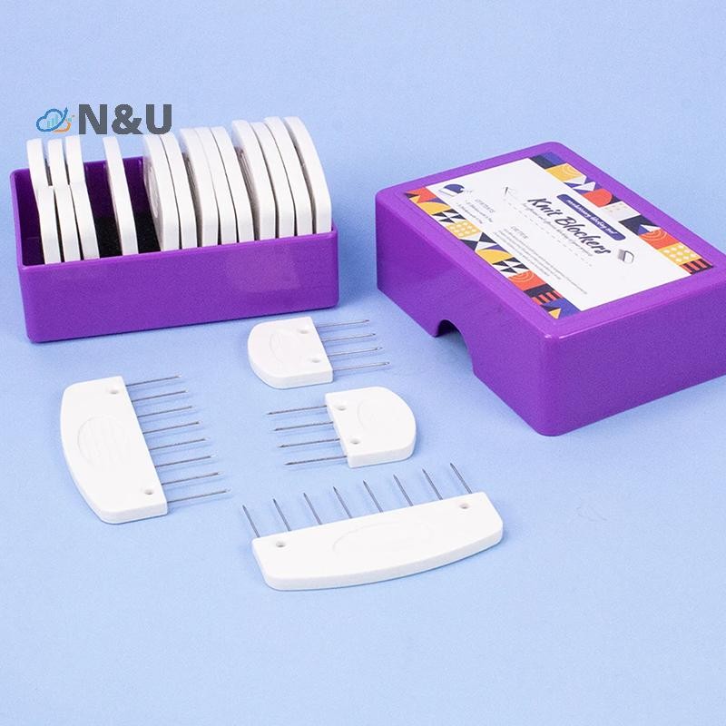 N & U ถัก Blockers ชุด 20 ชิ้นสแตนเลสถัก Blockingbs และ Pin 2 ขนาดที่ ...