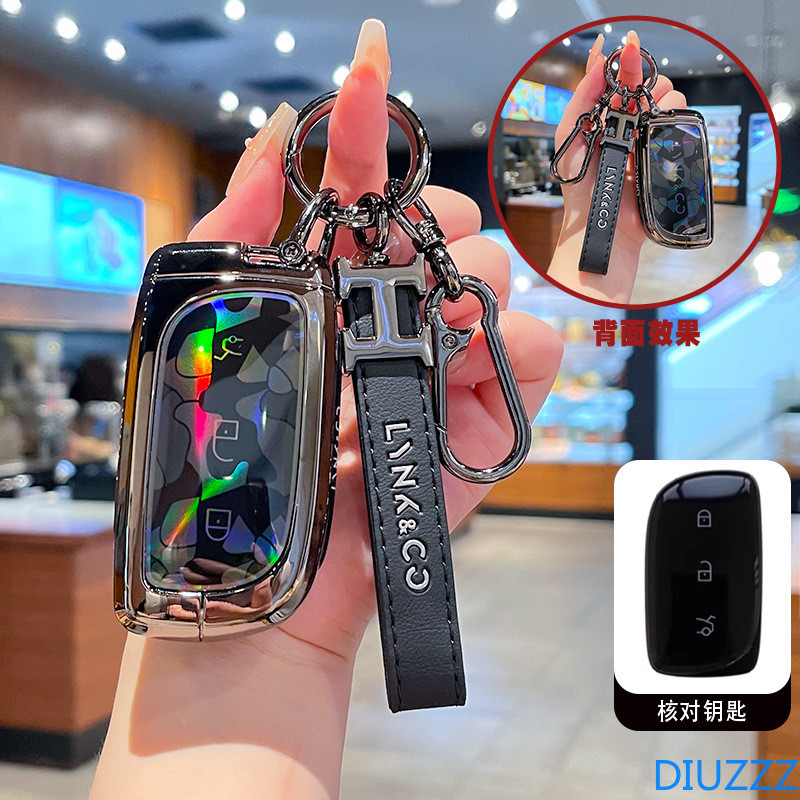 Fit สําหรับ Lynk Co สังกะสีโลหะผสมโลหะรถ Remote Key กรณีสําหรับ LYNK ...