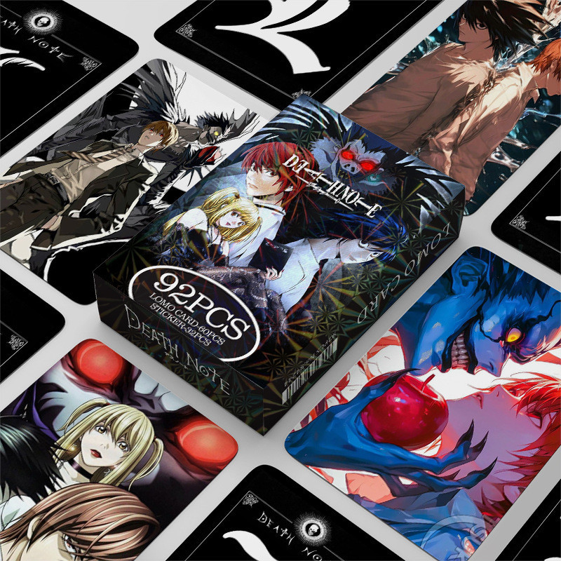 Death Note Photocard Lomo Card โปสการ์ดสติกเกอร์ 92 ชิ้น/กล่อง | Shopee ...