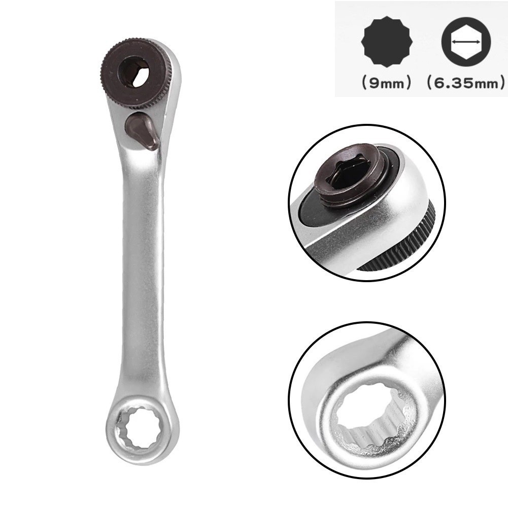 WHOOPS-TH1/4 นิ้ว Double Headed Quick Socket Ratchet ประแจไขควงบิตซ่อม ...