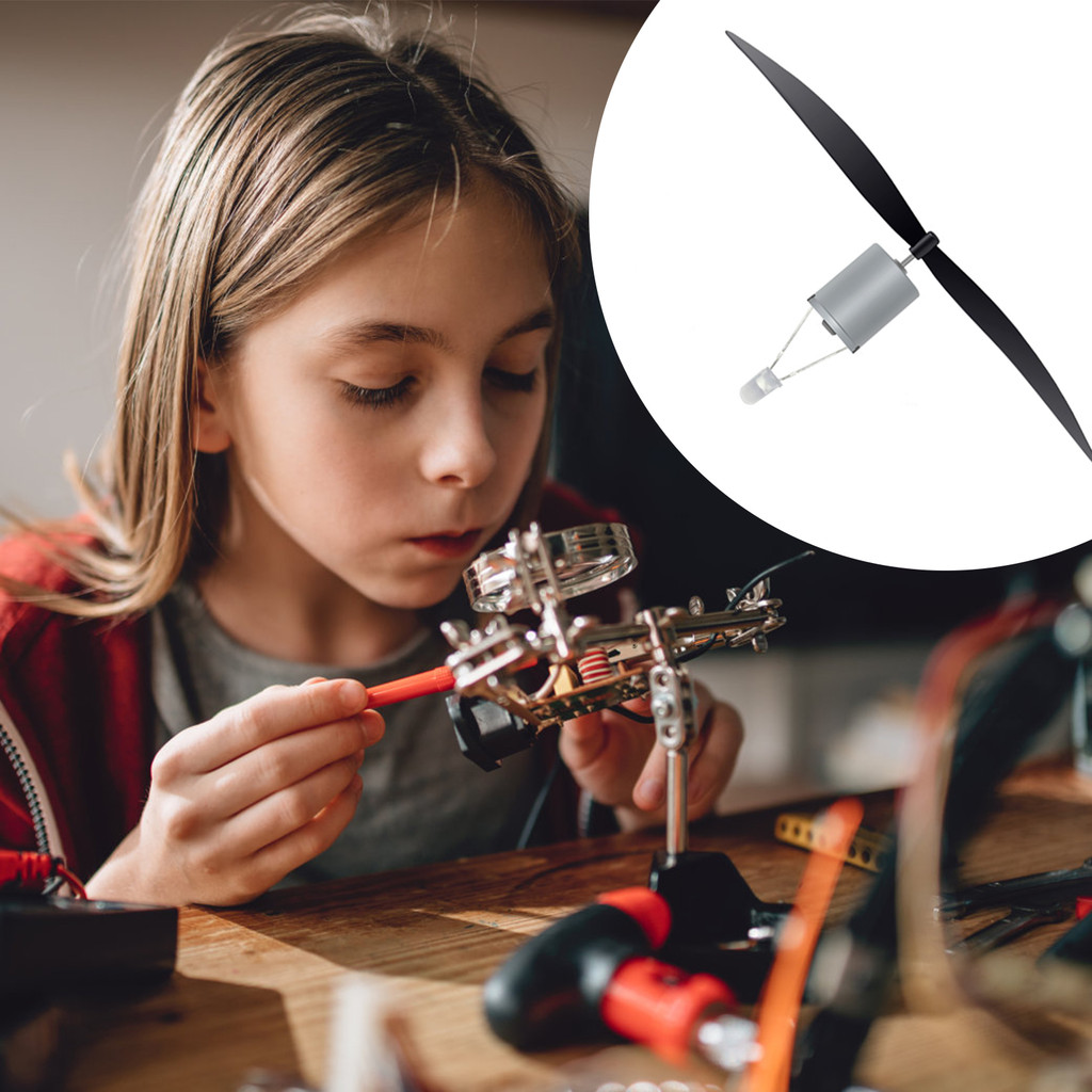 ใหม่ 1PC USB 1M 20V 5W Mini Wind Turbine มอเตอร์ Led Windmill Micro ...