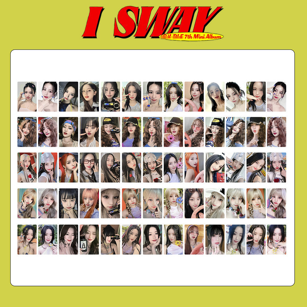 Kpop (G) I-DLE 7th Mini Album I SWAY การ์ดสะสมการ์ดพิเศษ Minnie