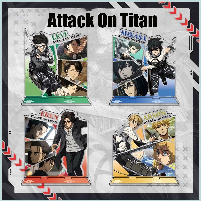 Jason Attack On Titan Levi Ackerman Mikasa Armin Arlert Eren ป้ายอะคร ...