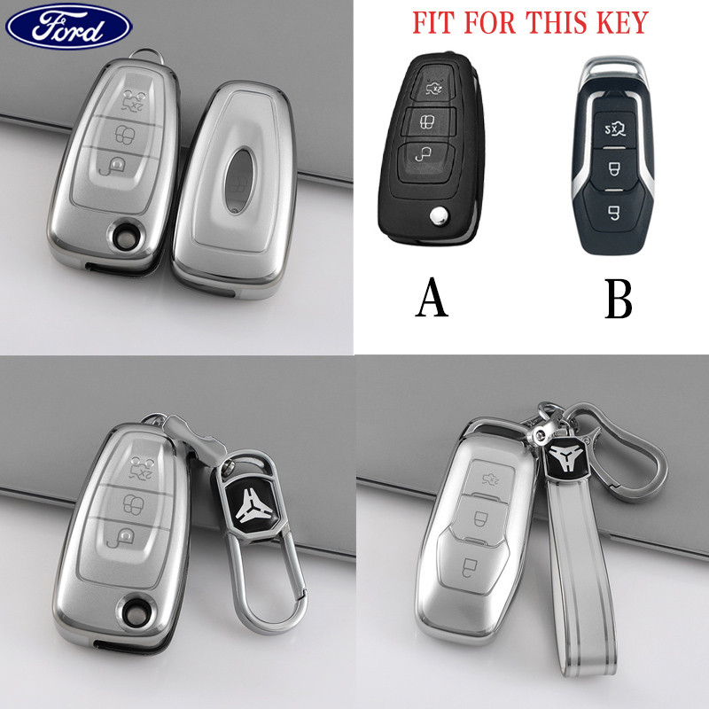 Ford Ranger/Everest/Ranger XLT ฝาครอบกุญแจรถปลอก Ford Folding Key Case ...