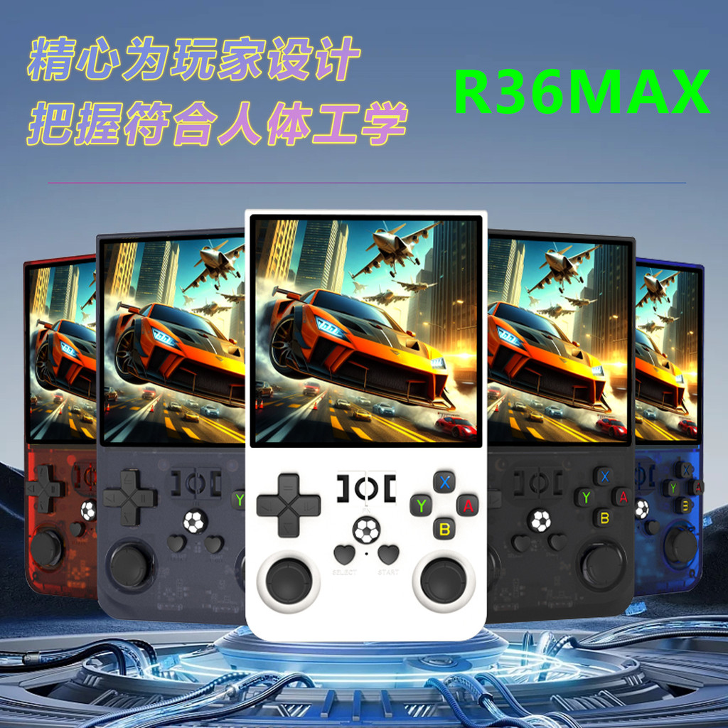 R36MAX เกมคอนโซลเปิดแหล่งระบบคู่ 13 ซม.หน้าจอขนาดใหญ่ Retro อาเขต PSP ...