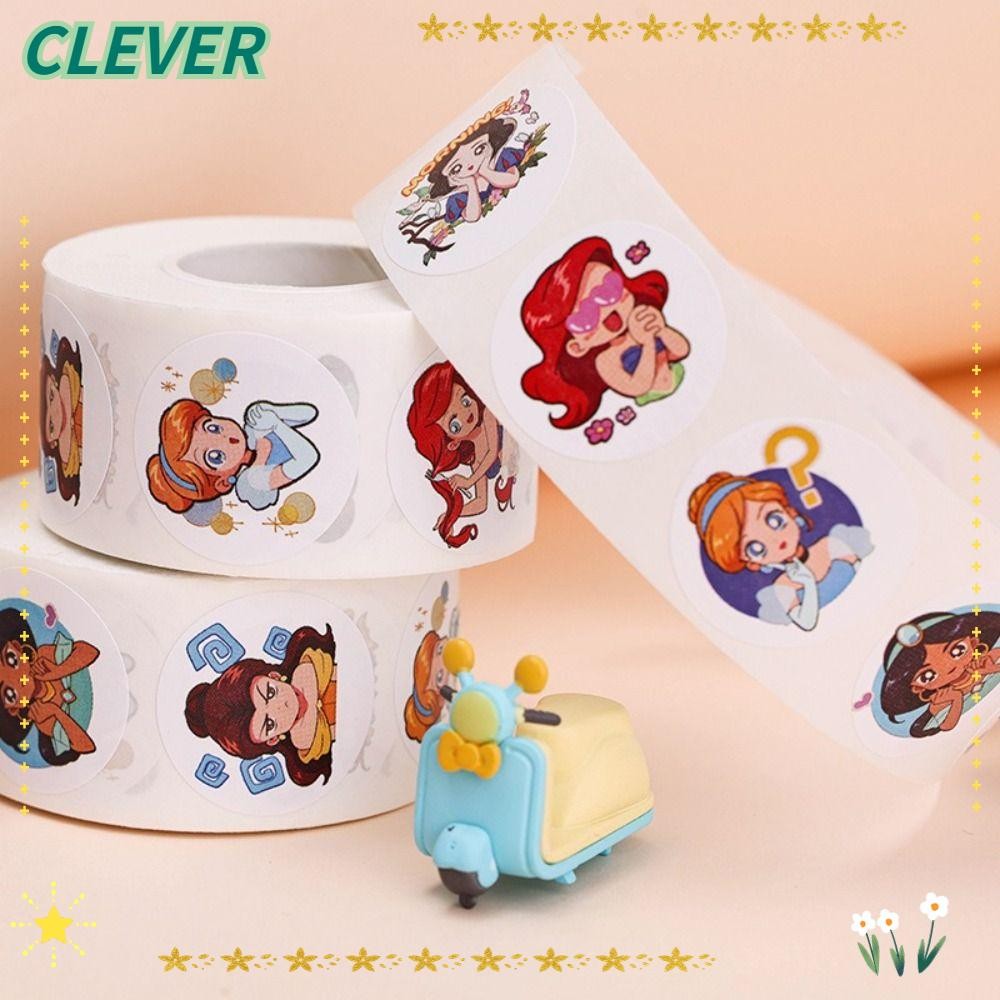 CLEVER Disney Princess Sticker, เทปกาวทรงกลมที่น่าสนใจ, ของเล่นกราฟฟิตี ...