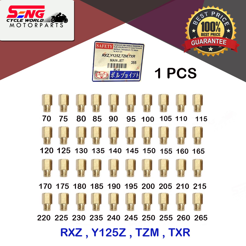 YAMAHA RXZ MAIN JET (70 - 500 SIZES ) | Shopee Thailand