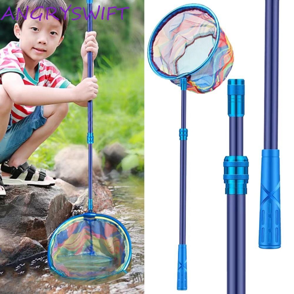 ANGRYSWIFT Pocket Fish Dip Net, Aluminium Alloy Portable Dip Net Poles ...