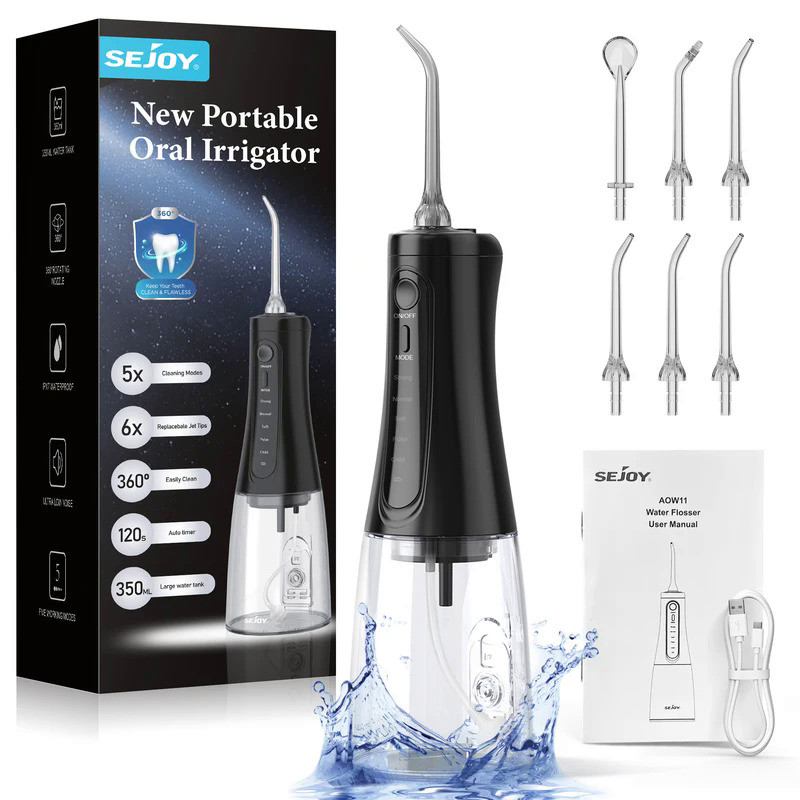 Oral Irrigator Portable Water Flosser Dental Thread Teeth Pick Mouth ...