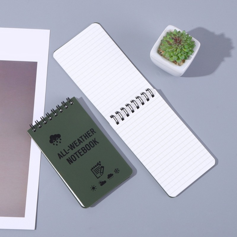 บ๊๊๊๊ลค.ศ.กระเป๋ากันน้ําโน๊ตบุ๊คทุกสภาพอากาศเกลียว Notepad Field Note ...