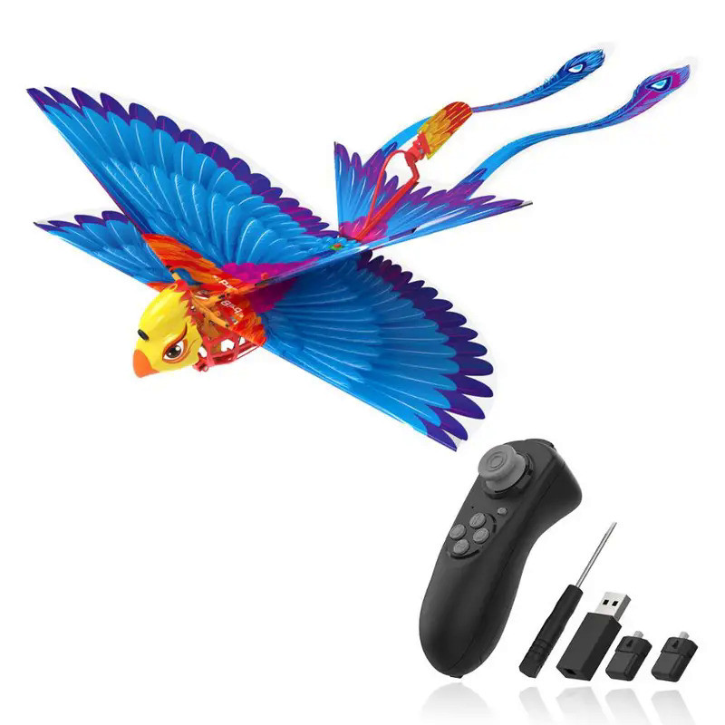 Go Go Bird Remote Control Flying Toy Mini RC Helicopter Drone-Tech Toys ...