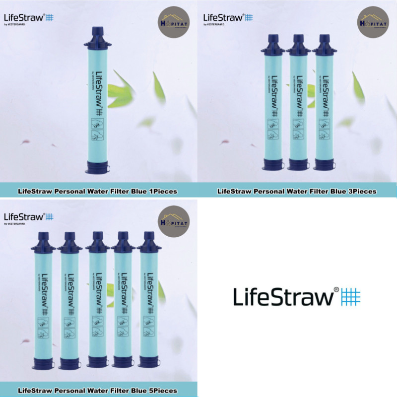 LifeStraw® Personal Water Filter By Vestergaaed, Blue หลอดกรองน้ำแบบ ...
