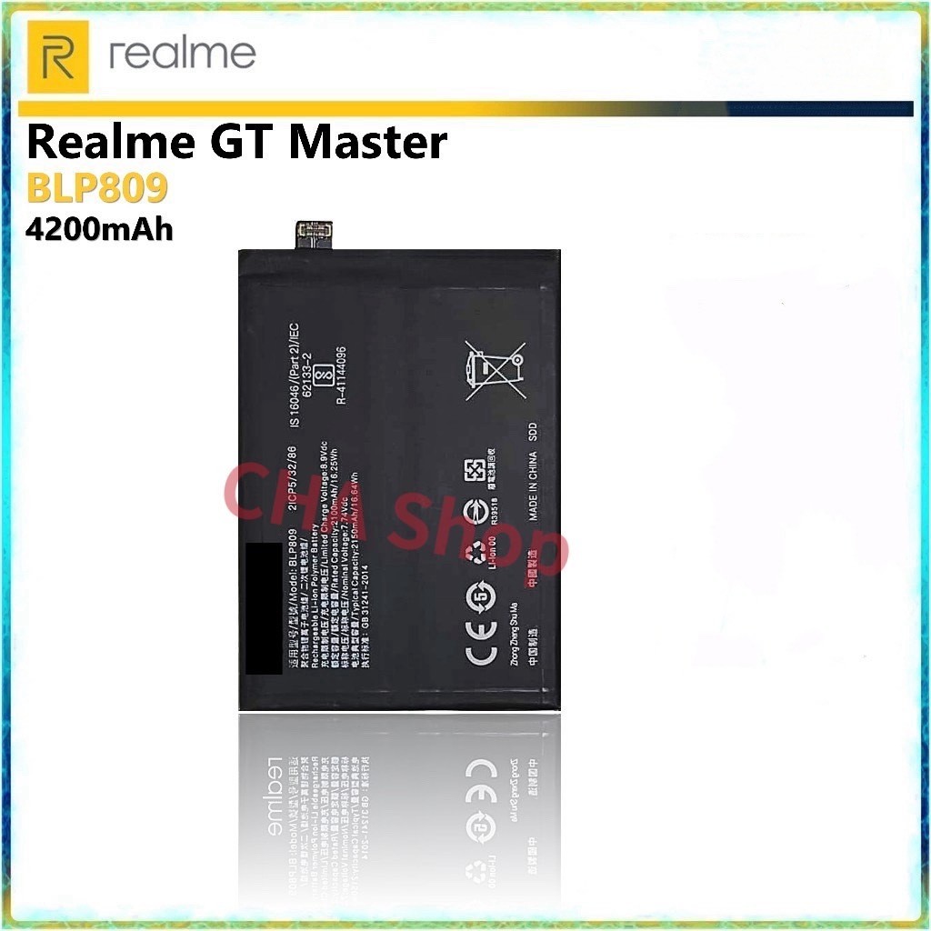แบตเตอรี่ Realme GT Master RMX3363 RMX3360 BLP809 Original Battery แบต ...