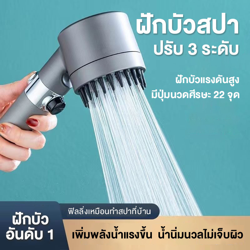 SPA15 3-Mode Shower Head with Pause Button