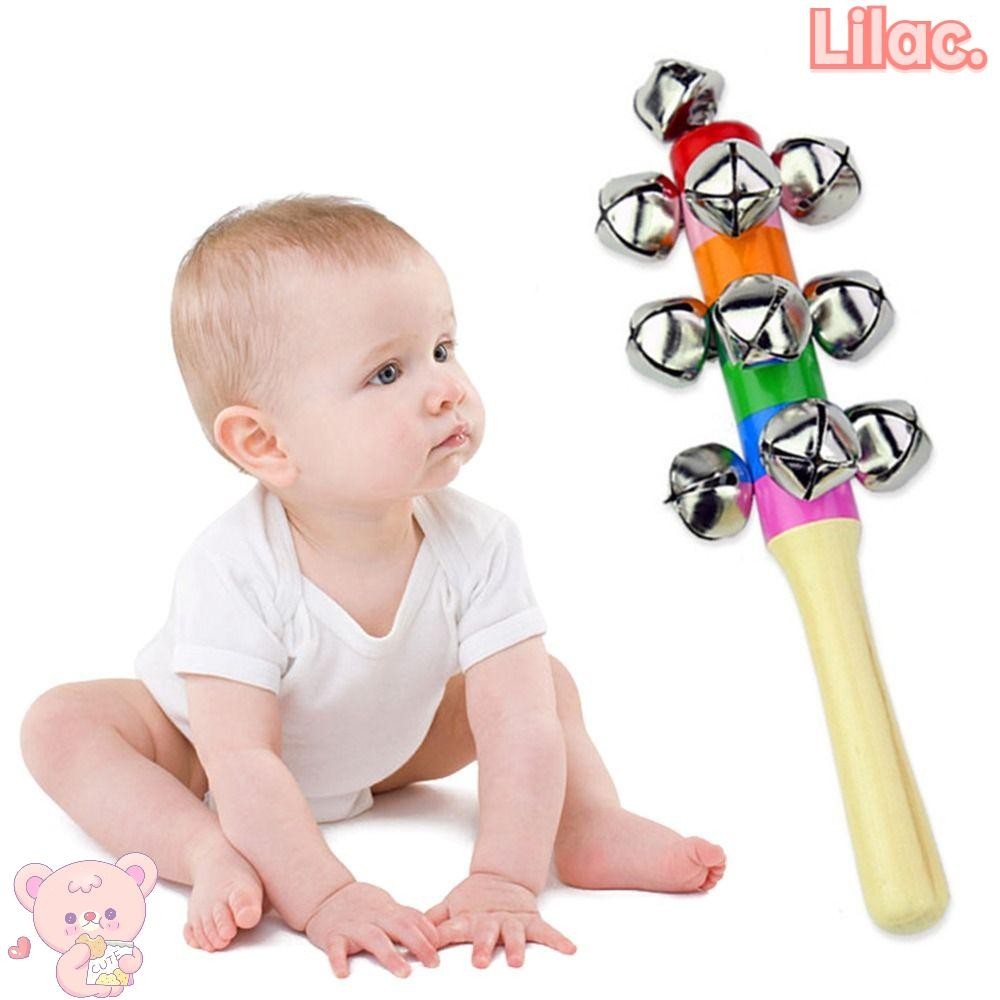 Lilac Bell Stick,ที่มีสีสันสายรุ้งมือถือของเล่นเขย่าแล้วมีเสียงเด็ก ...