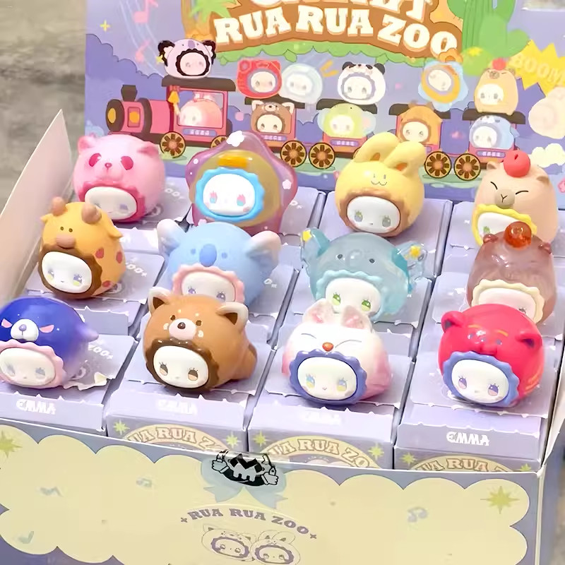 Emma RUA RUA ZOO Series Bean ตุ๊กตาตัวเลขสุ่มสไตล์เดสก์ท็อป ...