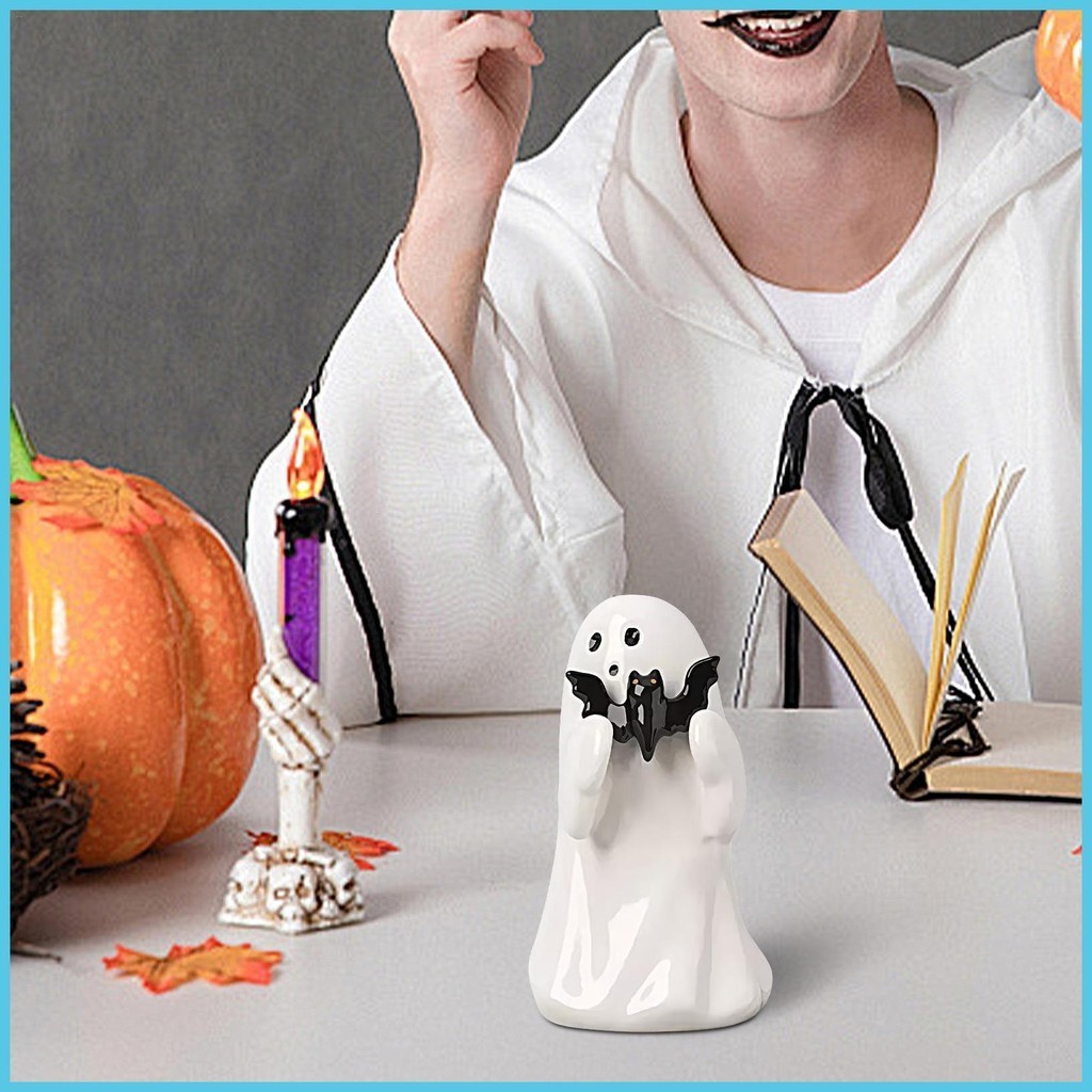 Ghost Figurine Spooky Ghost Figurine ประติมากรรมเรซิ่น Ghost ...