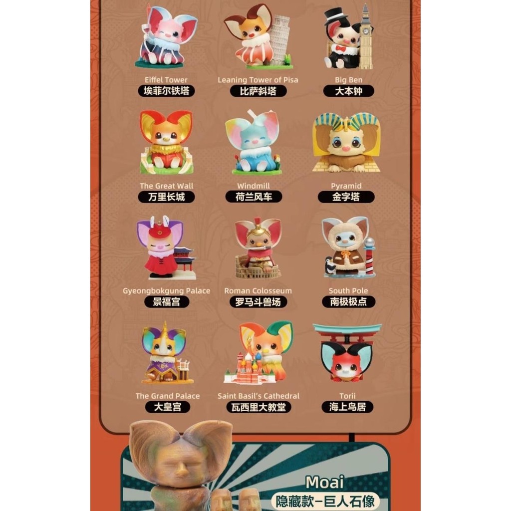 ของแท้ YOKI รอบโลก Series Mystery Box [กล่องยังไม่ได้เปิดกระเป๋ารุ่น ...