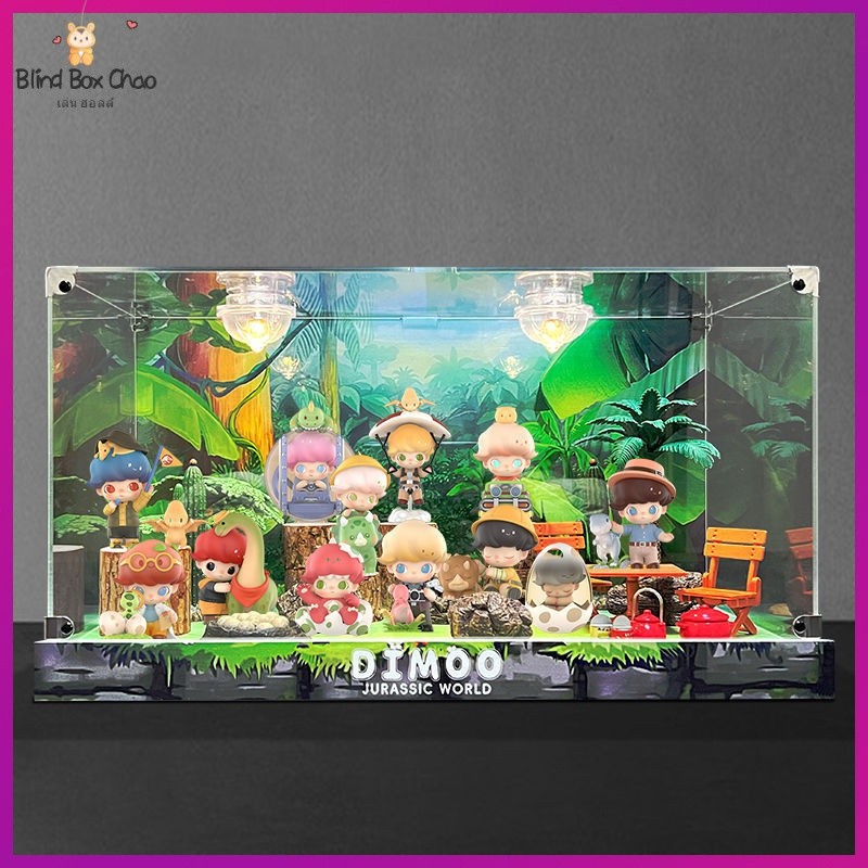P POPMART DIMOO Jurassic World Series อินเทรนด ์ Play Mystery Box กล ่ ...