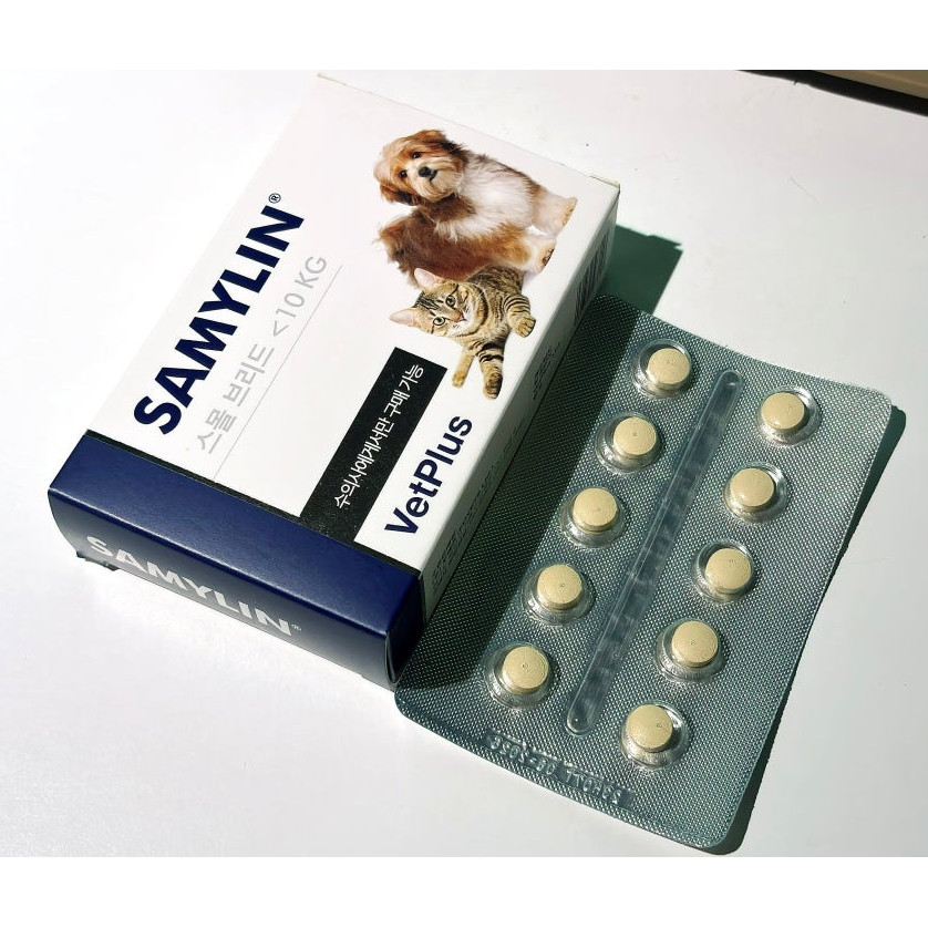 VET PLUS Samylin สุนัขพันธุ์เล็ก 30 เม็ด / อาหารเสริมตับ / สําหรับ