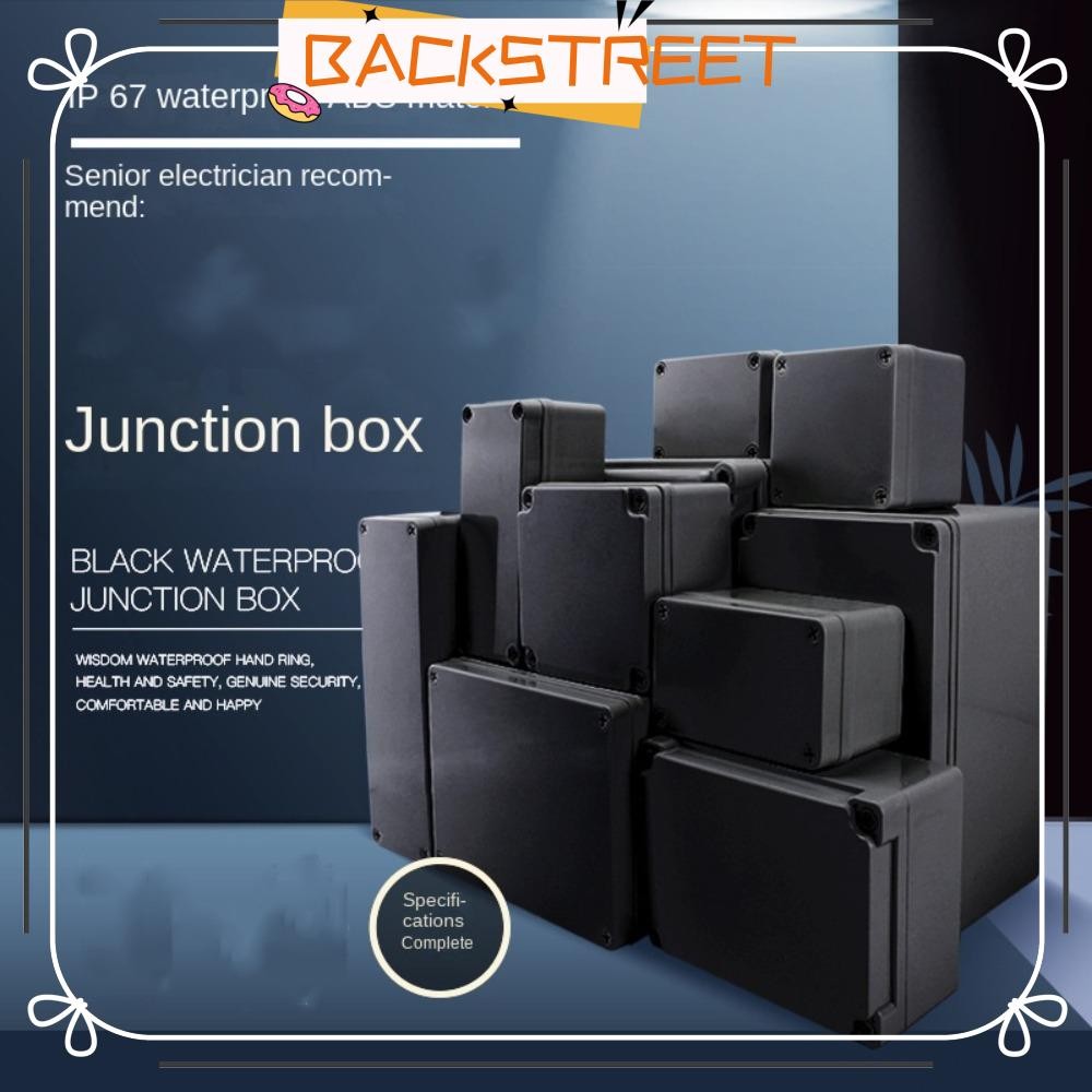 BACKSTAGE Junction Box, IP67 Waterproof Black Box, Professional Dust ...