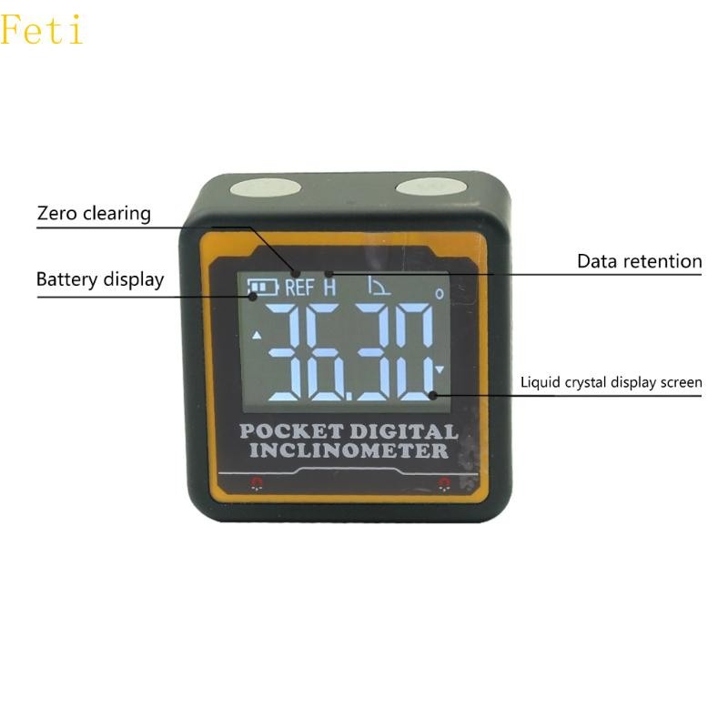 Feti Digital Gauge Pocket Inclinometer เครื่องมือวัดจอแสดงผล | Shopee ...