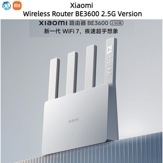 Xiaomi MI Router BE3600 2.5G รุ่นยี่ห้อใหม่ 5G WiFi7 Router Dual Band 2 ...