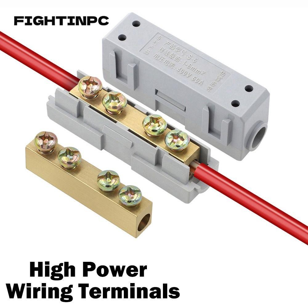 FIGHTINPC Quick Terminal Block, Conductor Brass High Power Splitter ...