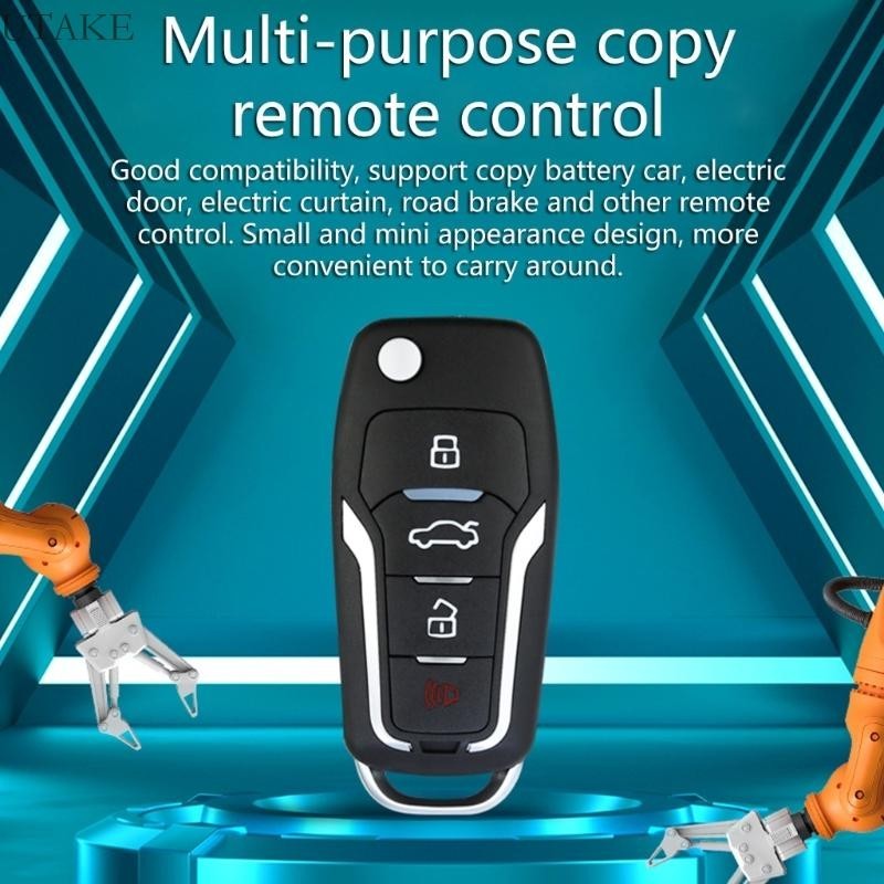 Tuakee รีโมทคอนโทรล Duplicator Cloning Code กุญแจรถ 4 ช่องตัวรับสัญญาณ ...