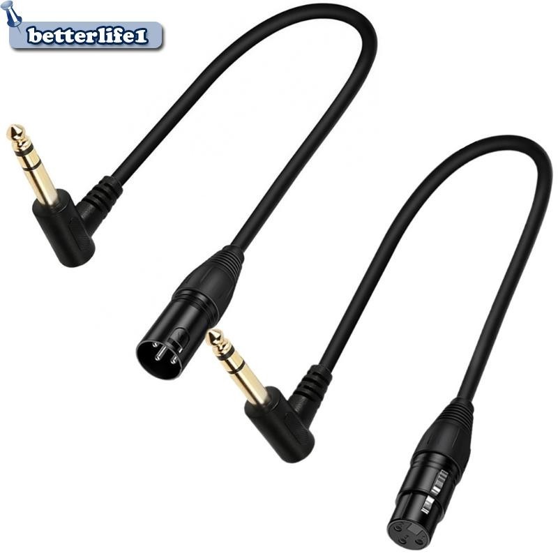 Btm 1 4 TS TRS Male to XLR อะแดปเตอร์สายเคเบิ้ล XLR to 1 4 Stereo ...