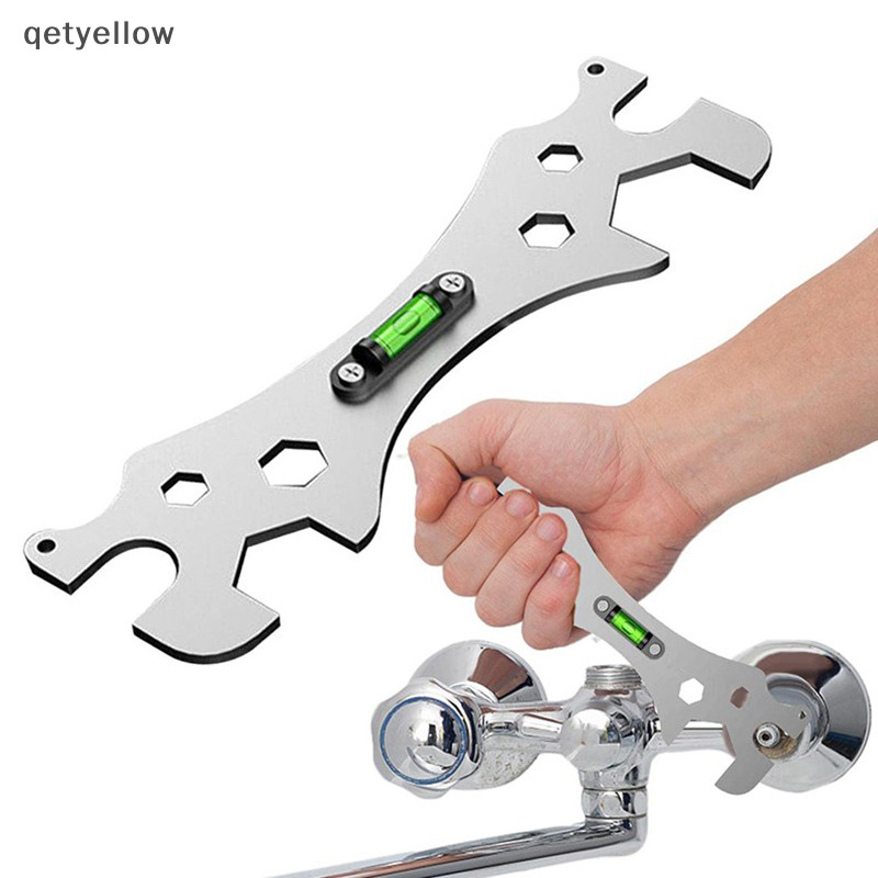 Qetyellow al ประแจ Bend Angle Leveling ประแจก๊อกน้ําฝักบัว Universal ...