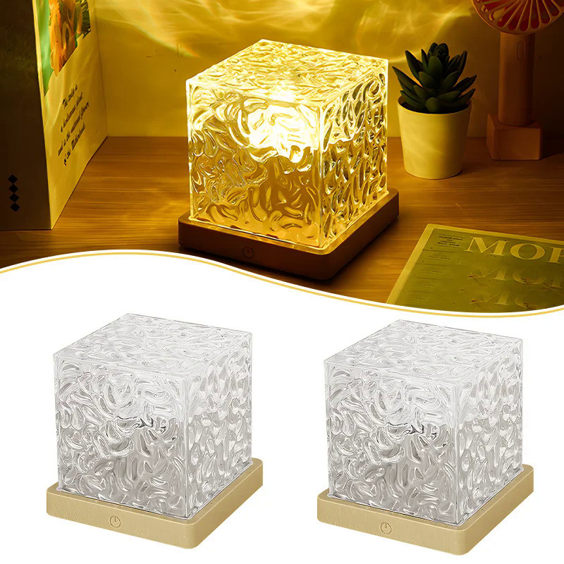 Water Ripple Light 3/16 Color Projector Lamp Bedroom Ambient Light USB ...