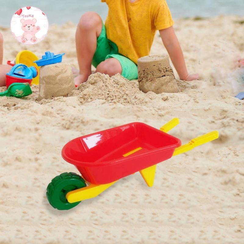 [Whbadguy] Sand Wheelbarrow เด็กเล่นบทบาททรายเล่น Garden Pushing Cart ...