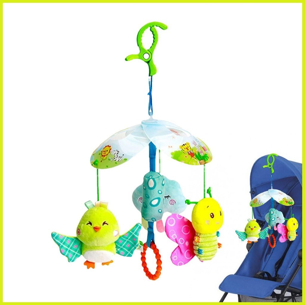 รถเข็นเด็กของเล่น Bird และ Bee Rattle รถเข็นเด็กจี้ Wind Chimes รถเข็น ...