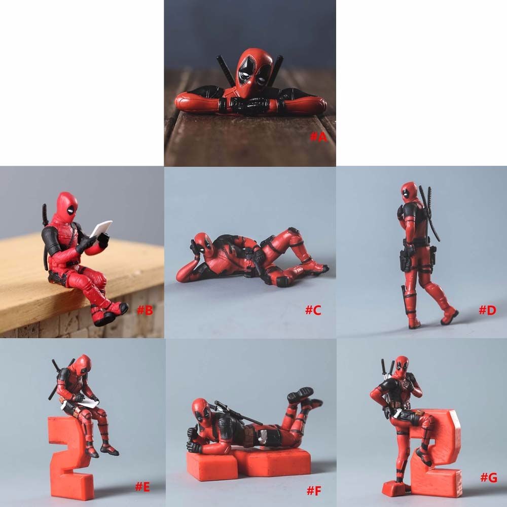 Marvel Deadpool PVC Action Figure - อย่างเป็นทางการ Superhero Car ...