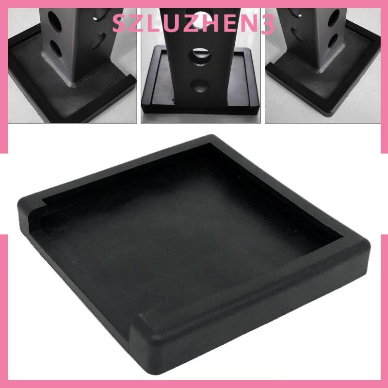 [Szluzhen3] ฝาครอบเท้า PVC สี่เหลี่ยมสำหรับ Squat Rack อุปกรณ์เสริมฟิต ...