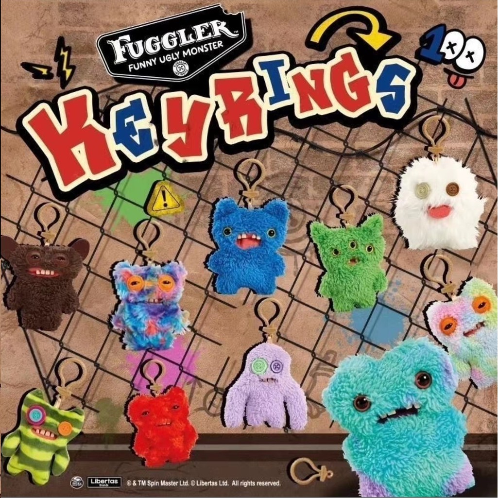 Original Fuggler Ugly Monster Series 3 พวงกุญแจของเล่นตุ๊กตาตุ๊กตา ...
