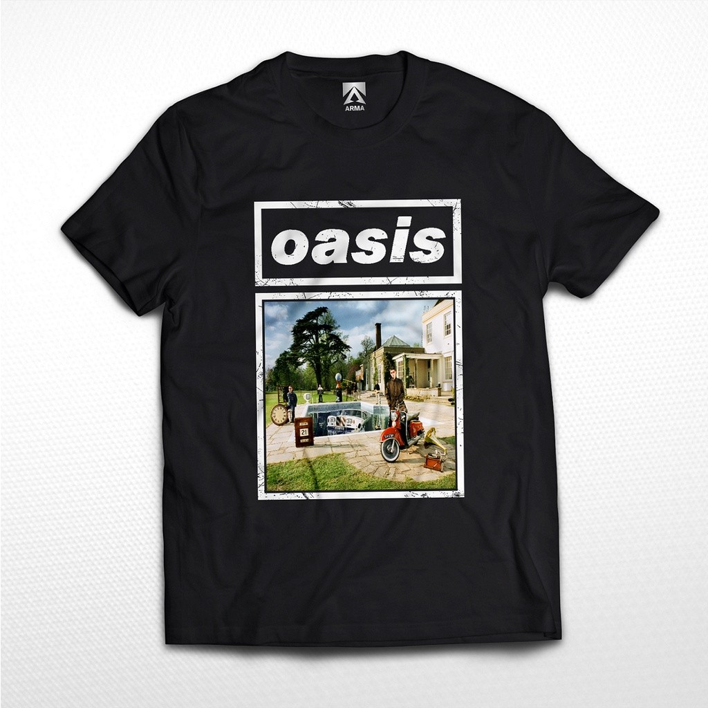 Oasis BAND T-SHIRTS Be Here Now / Britpop indie เสื้อยืดเพลง unisex ...